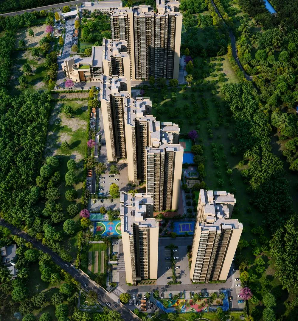 Sattva Lumina aerial top view