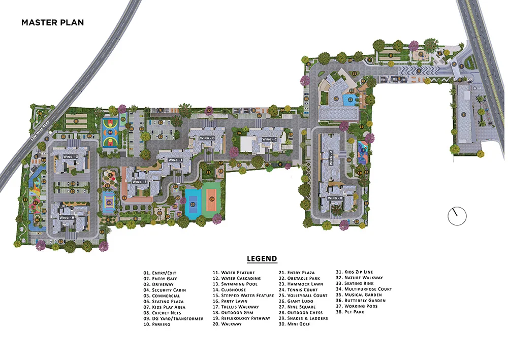 Sattva Lumina master plan layout